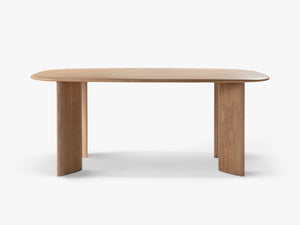 Modern Oak Dining Table – Rectangular Wooden Family Table 6–8 Seater