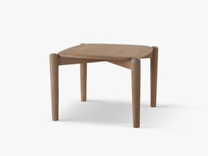 Square Coffee Table with Solid Wood Design & Natural Finish