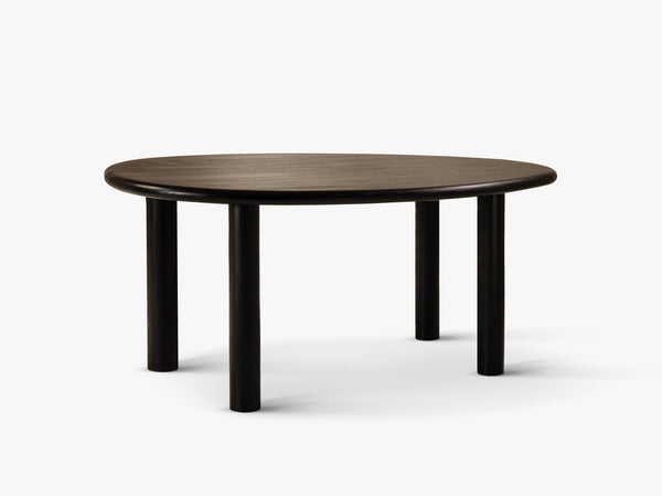 Modern Oval Dining Table – Solid Mango Wood Kitchen Table
