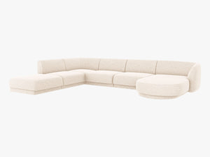 U-Shaped Modular Panoramic Sofa – Spacious Seating with Medium-Firm Support W330