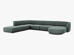 U-Shaped Modular Panoramic Sofa – Spacious Seating with Medium-Firm Support W330