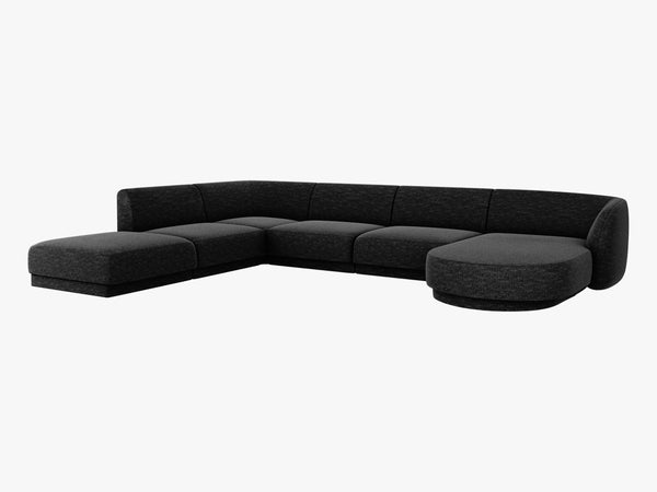 U-Shaped Modular Panoramic Sofa – Spacious Seating with Medium-Firm Support W330