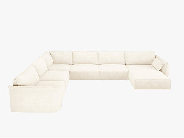Panoramic Corner Sofa with Deep Seating & Modern Comfort W384
