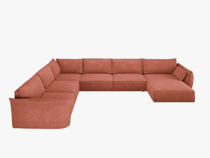 Panoramic Corner Sofa with Deep Seating & Modern Comfort W384