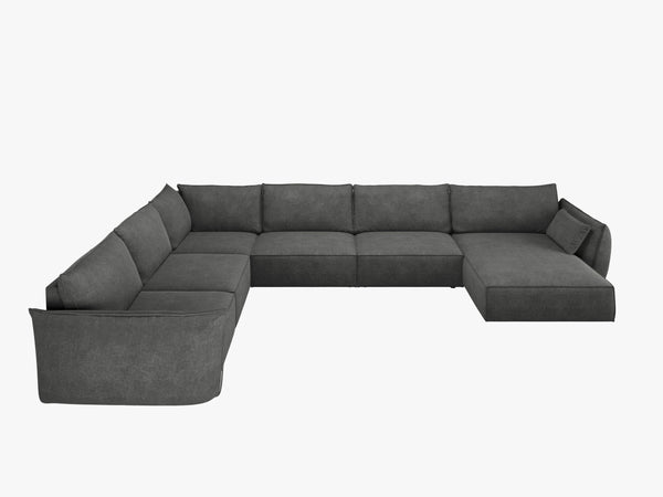 Panoramic Corner Sofa with Deep Seating & Modern Comfort W384