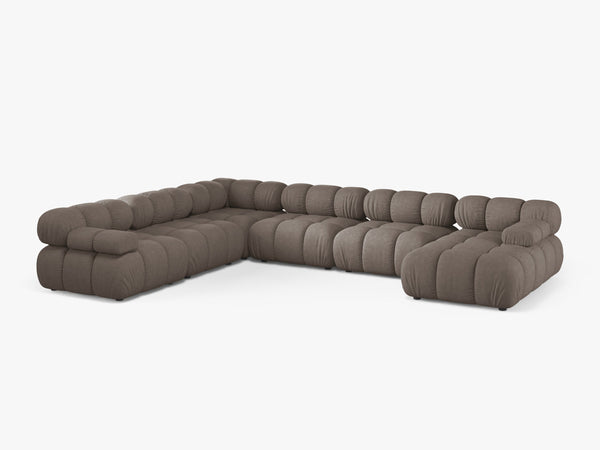 Panoramic Modular Sofa with Rounded Design & Spacious Seating W282