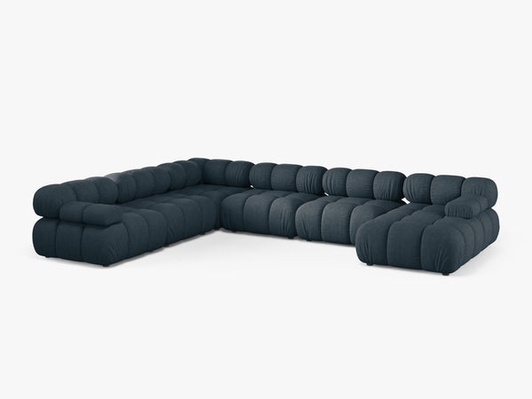 Panoramic Modular Sofa with Rounded Design & Spacious Seating W282