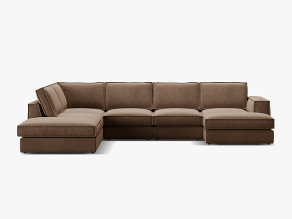 Large Panoramic Corner Sofa – Modern Deep Seating Lounge Couch W362