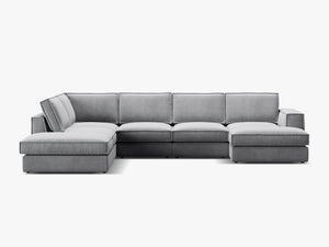 Large Panoramic Corner Sofa – Modern Deep Seating Lounge Couch W362