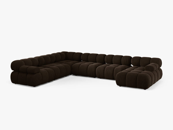 Panoramic Modular Sofa with Rounded Design & Spacious Seating W282