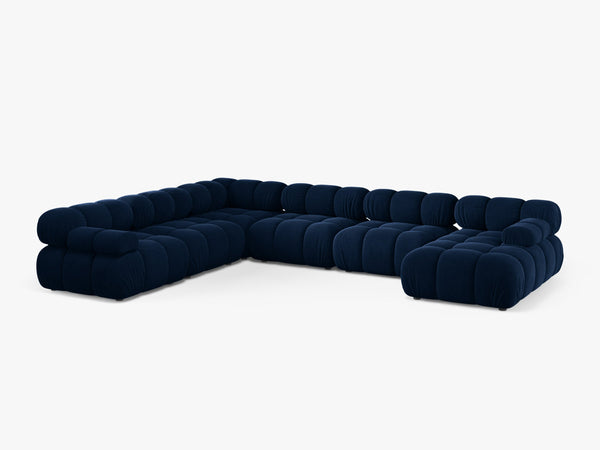 Panoramic Modular Sofa with Rounded Design & Spacious Seating W282