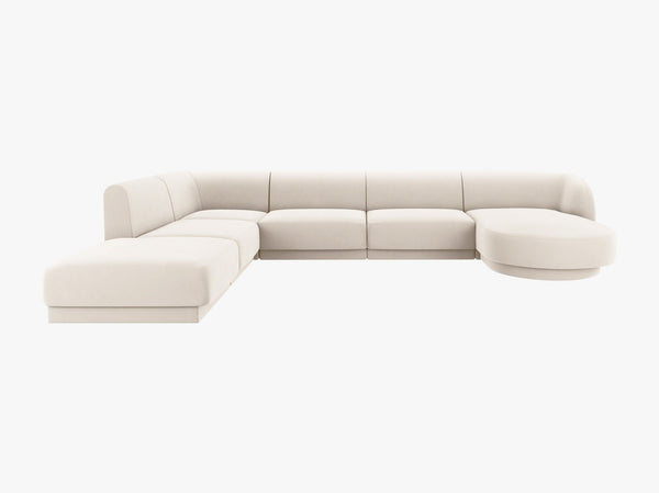 U-Shaped Modular Panoramic Sofa – Spacious Seating with Medium-Firm Support W330