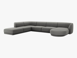U-Shaped Modular Panoramic Sofa – Spacious Seating with Medium-Firm Support W330