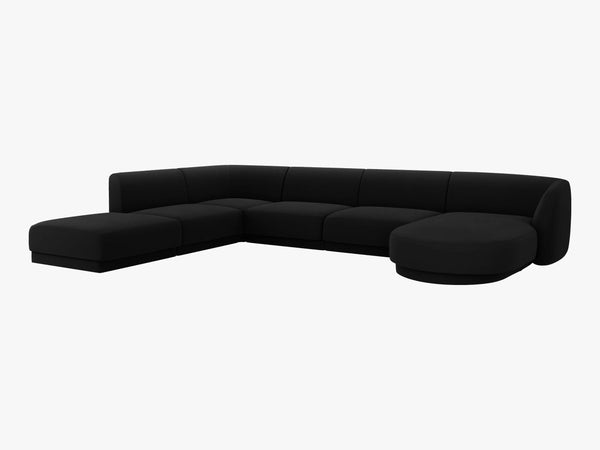U-Shaped Modular Panoramic Sofa – Spacious Seating with Medium-Firm Support W330