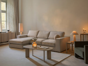 Large Panoramic Corner Sofa – Modern Deep Seating Lounge Couch W362