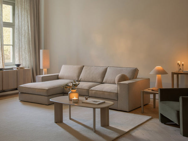 Large Panoramic Corner Sofa – Modern Deep Seating Lounge Couch W362