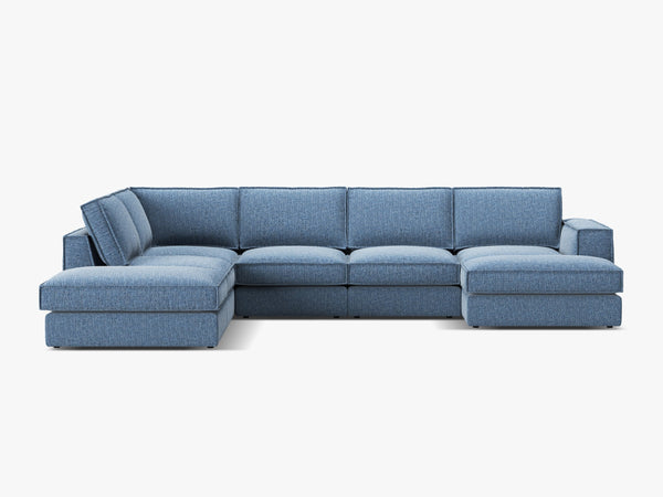 Large Panoramic Corner Sofa – Modern Deep Seating Lounge Couch W362