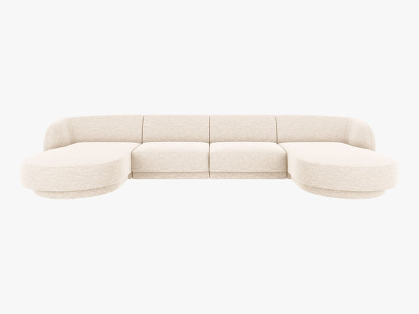 U-Shaped Panoramic Modular Sofa – Spacious Design with Medium-Firm Comfort W330