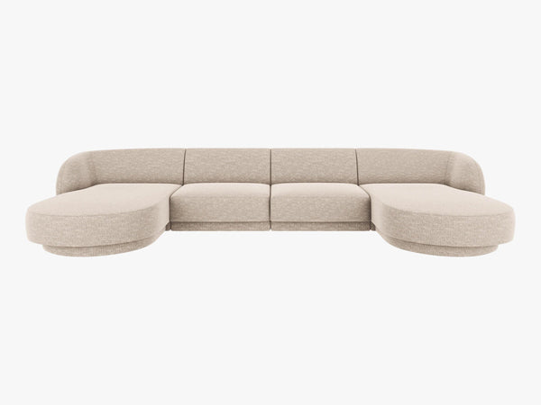 U-Shaped Panoramic Modular Sofa – Spacious Design with Medium-Firm Comfort W330