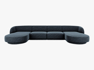 U-Shaped Panoramic Modular Sofa – Spacious Design with Medium-Firm Comfort W330