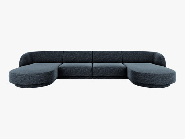 U-Shaped Panoramic Modular Sofa – Spacious Design with Medium-Firm Comfort W330