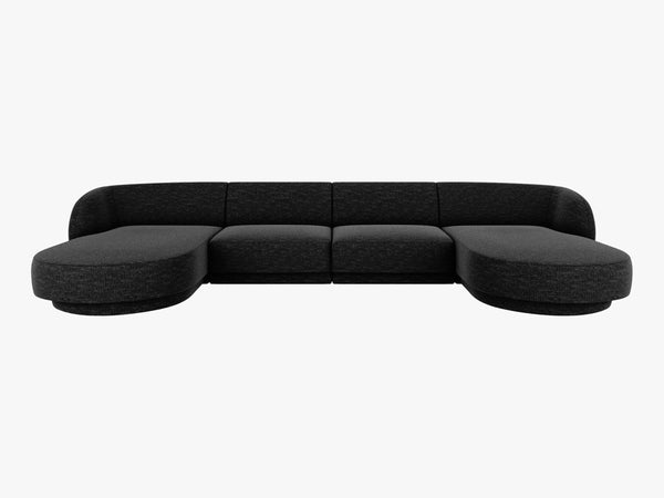 U-Shaped Panoramic Modular Sofa – Spacious Design with Medium-Firm Comfort W330