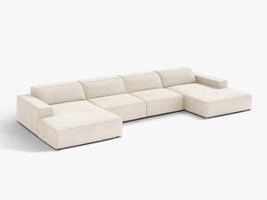 Panoramic Modular Sofa with Spacious Seating & Modern Comfort W364
