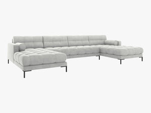 Panoramic Sofa with Quilted Design & Spacious Seating W383