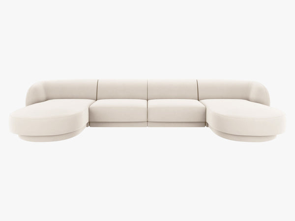 U-Shaped Panoramic Modular Sofa – Spacious Design with Medium-Firm Comfort W330