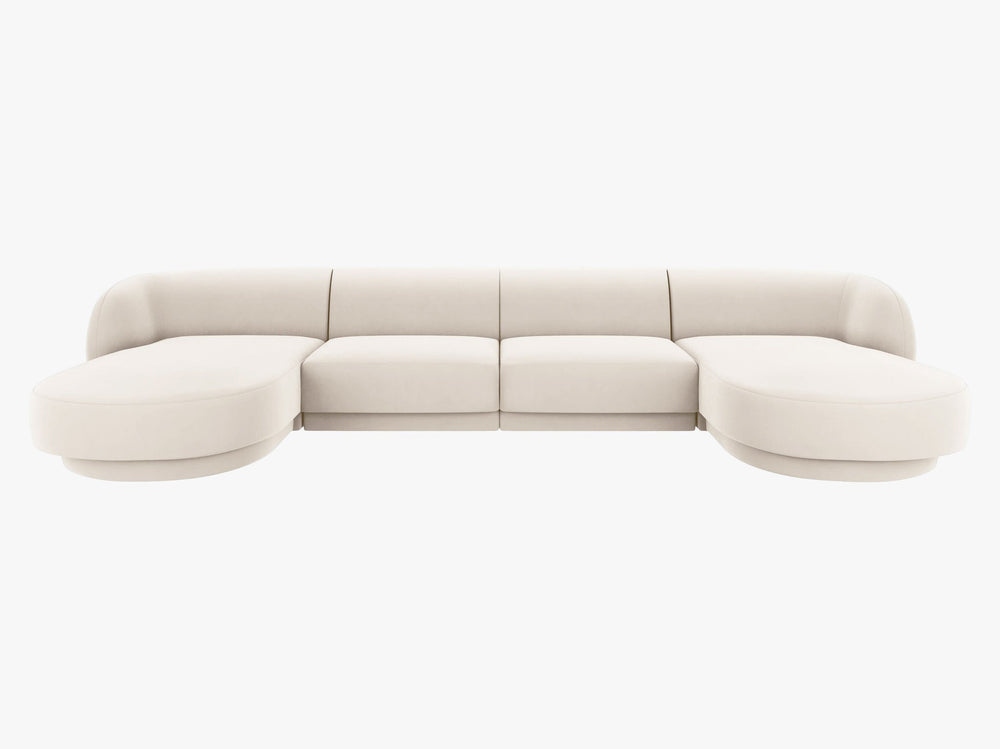 U-Shaped Panoramic Modular Sofa – Spacious Design with Medium-Firm Comfort W330