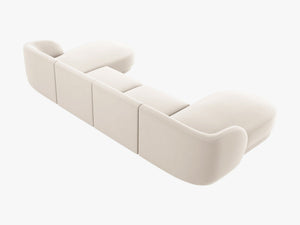 U-Shaped Panoramic Modular Sofa – Spacious Design with Medium-Firm Comfort W330