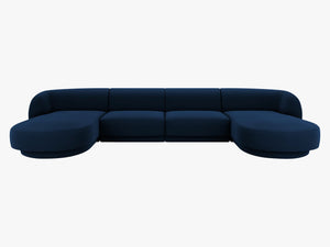 U-Shaped Panoramic Modular Sofa – Spacious Design with Medium-Firm Comfort W330