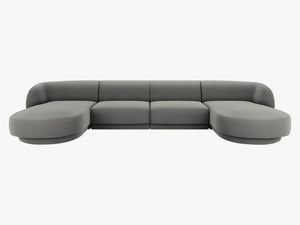 U-Shaped Panoramic Modular Sofa – Spacious Design with Medium-Firm Comfort W330