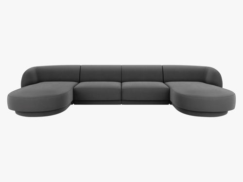 U-Shaped Panoramic Modular Sofa – Spacious Design with Medium-Firm Comfort W330