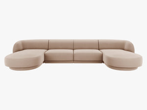 U-Shaped Panoramic Modular Sofa – Spacious Design with Medium-Firm Comfort W330