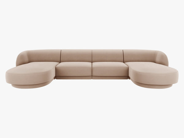 U-Shaped Panoramic Modular Sofa – Spacious Design with Medium-Firm Comfort W330