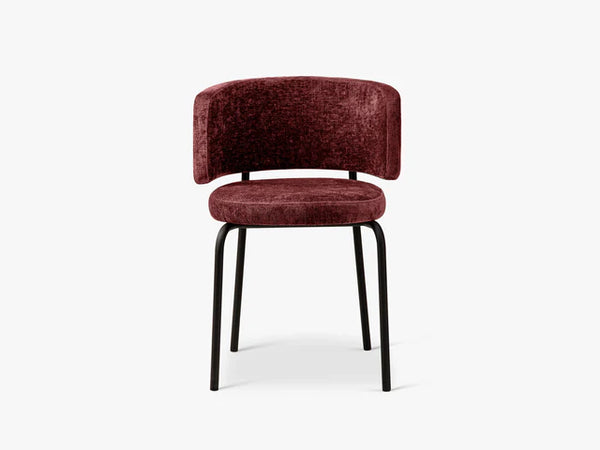 Modern Upholstered Chair with Metal Legs