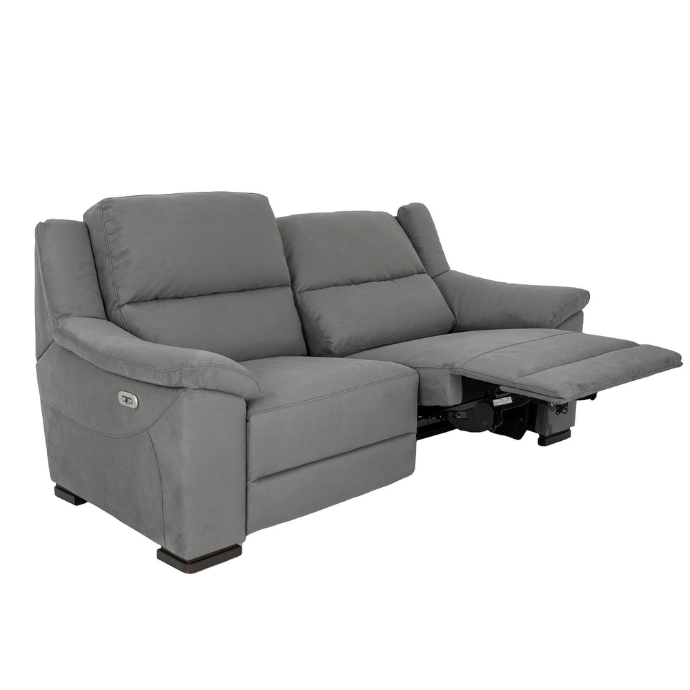 Relax sofa set 2 and 3 seater sofas in grey fabric