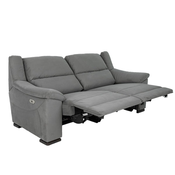 Relax sofa set 2 and 3 seater sofas in grey fabric