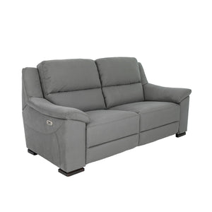 Relax sofa set 2 and 3 seater sofas in grey fabric