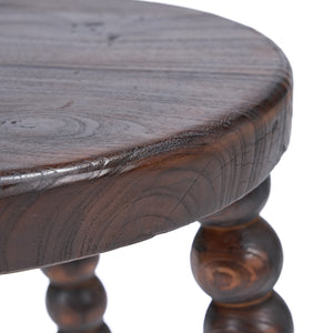 The Dango Stool - Dark Walnut D35