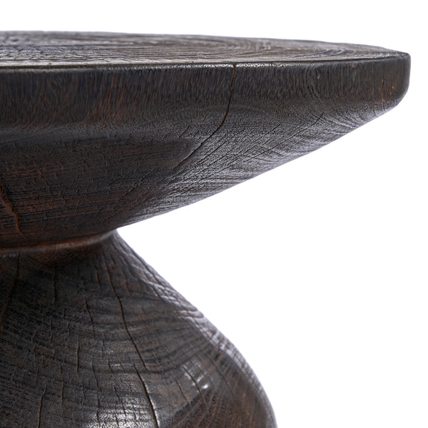Drumline Side Table – Dark Walnut D50