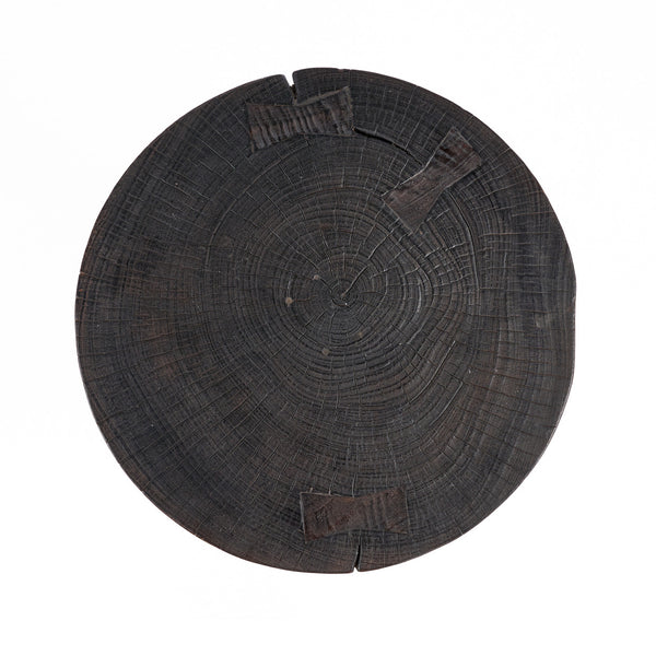Drumline Side Table – Dark Walnut D50