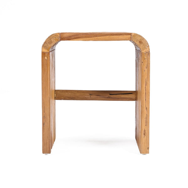 Solid Teak Side Table – Natural Finish L40