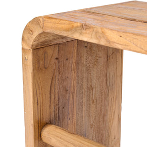 Solid Teak Side Table – Natural Finish L40