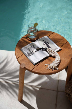 Outdoor Teak Wood Side Table D47
