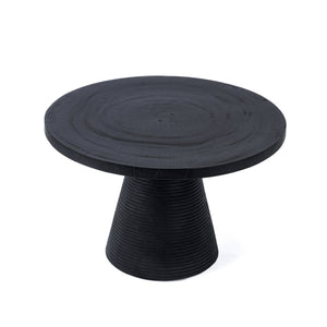 Solid Suar Wood Coffee Table – Black Finish D70