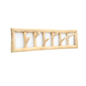 Teak Branch Clothes Hanger – Natural Finish