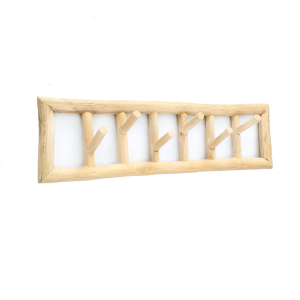 Teak Branch Clothes Hanger – Natural Finish