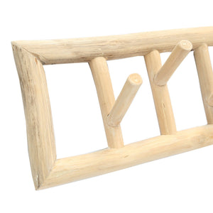 Teak Branch Clothes Hanger – Natural Finish